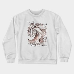 the sky and the sand and the sea and Crewneck Sweatshirt